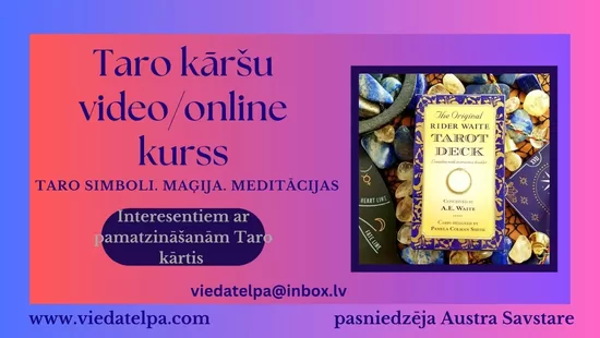 TARO Padziļināti VIDEO KURSI, interesentiem ar pamatzināšanām/bez grupas
